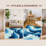 Serene Turquoise Wave Arrangement(Blue)