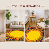 Warm Toned Artistic Swirl(Yellow)