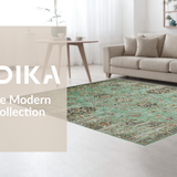 Dynamic Retro Patterned Aesthetic(Green)