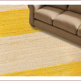 Ultra Soft Area Rug, Non Slip, Stain Resistant, Washable Area Rugs for Living Room, Bedroom, Modern Eclectic Entryway Stain-Resistant Carpet(Yellow)