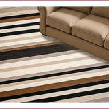 Ultra Soft Area Rug, Non Slip, Stain Resistant, Washable Area Rugs for Living Room, Bedroom, Transitional Soft Beige Geometry(Beige)