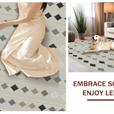 Ultra Soft Area Rug, Non Slip, Stain Resistant, Washable Area Rugs for Living Room, Bedroom, Contemporary Charcoal and Beige Design(Beige)