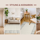 Transitional Striped Elegance(Gray)