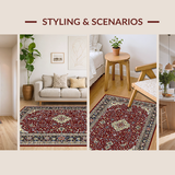 Charming Vintage Inspired Ornate Style(Red)