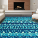 Chic Vintage Trellis Aesthetic(Blue)