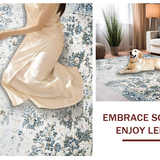 Luxurious Faded Botanical Print(Beige)