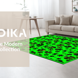 Stylish Tufted Shamrock Composition(Green)