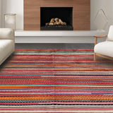 Eclectic Warm Toned Stripes(Red)