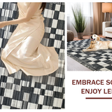 Elegant Reversible Graphic Composition(Black)