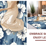 Coastal Hibiscus Floral Accent(Blue)