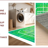 Ultra Soft Area Rug, Non Slip, Stain Resistant, Washable Area Rugs for Living Room, Bedroom, Non-Slip Kids Road Track Bedroom Carpet(Green)