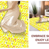 Charming Rustic Spring Garden Motif(Yellow)