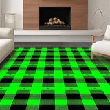 Whimsical Plaid and Clover Arrangement(Green)