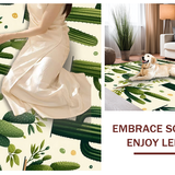 Whimsical Tropical Leaf Composition(Beige)