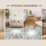Dynamic Distressed Patterned Composition(Gray)