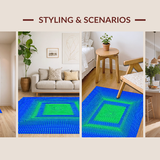 Eye Catching Hypnotic Circular(Blue)