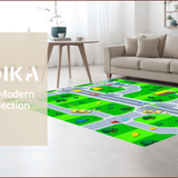 Vibrant Cityscape Playful(Green)