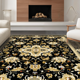 Chic Black and Gold Medallion(Black)