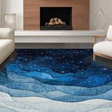 Celestial Blue Starry Motif(Blue)