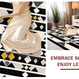 Contemporary Monochrome Lattice(Black)