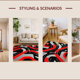 Sophisticated Black Geometric Aesthetic(Black)