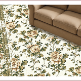 Ultra Soft Area Rug, Non Slip, Stain Resistant, Washable Area Rugs for Living Room, Bedroom, Neutral Floral Nursery Non Slip Washable Rug(Beige)