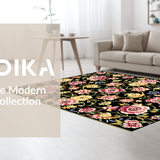 Sophisticated Black and Pink Blossom(Black)