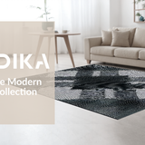 Elegant Monochrome Lattice Design(Black)