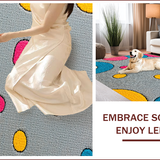 Ultra Soft Area Rug, Non Slip, Stain Resistant, Washable Area Rugs for Living Room, Bedroom, funky tufted cat rug(Gray)