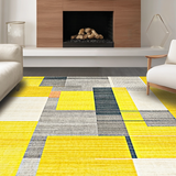 Elegant Tiled Geometry Artistry(Yellow)