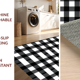 Elegant Black and White Checkerboard(Black)