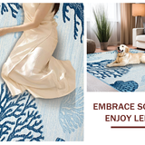 Coastal Coral Wave Motif(Blue)