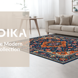 Artistic Distressed Circular Elements(Blue)