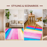 Joyful Geometric Pastel Arrangement(Pink)