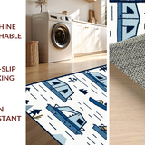 Trendy Blue Gray Nature Fusion(Blue)