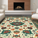 Rustic Colorful Trellis Design(Ivory)
