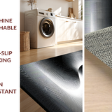 Chic Black and White Vortex Design(Black)