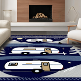 Whimsical Rustic Camping Aesthetic(Blue)