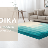 Chic Abstract Aqua Swirl(Blue)