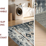 Geometric Rustic Charcoal Motif(Gray)