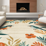 Artistic Colorful Feather Design(Beige)