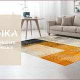 Ultra Soft Area Rug, Non Slip, Stain Resistant, Washable Area Rugs for Living Room, Bedroom, Vintage Inspired Rustic Cow Imagery(Gray)