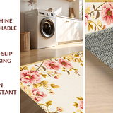 Chic Pastel Botanical Motifs(Ivory)