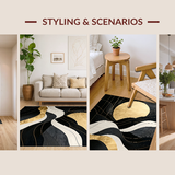 Sophisticated Modernist Visual Appeal(Black)