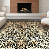 Ultra Soft Area Rug, Non Slip, Stain Resistant, Washable Area Rugs for Living Room, Bedroom, Unique Bold Animal Style(Beige)