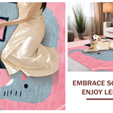 Charming Whimsical Elephant Artwork(Pink)