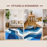 Sophisticated Modern Linear Aesthetic(Blue)