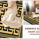 Luxurious Geometric Black and Gold(Gold)
