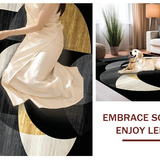 Chic Abstract Geometric Fusion(Black)