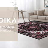 Stylish Earthy Floral Texture(Black)